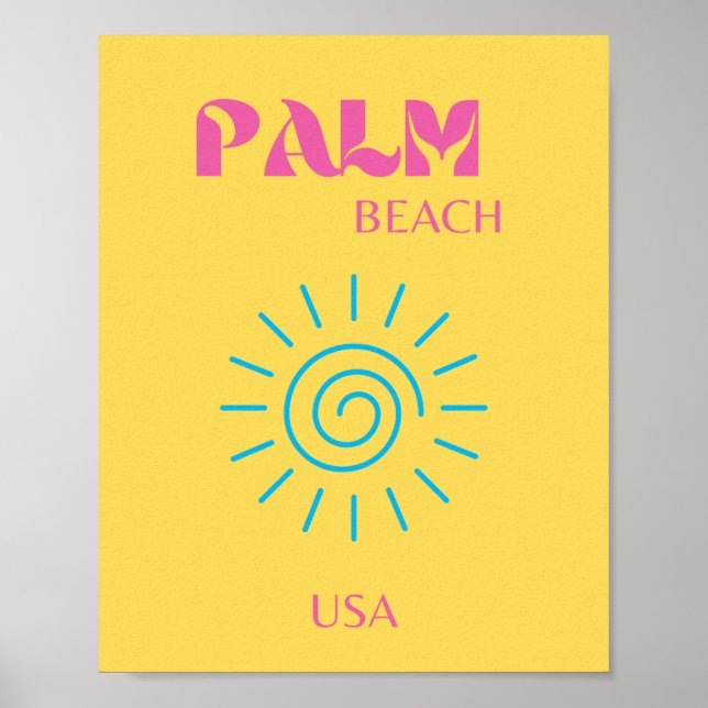 PALM BEACH POSTER (Front)