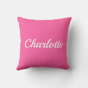 Palm Beach Preppy Personalised Name Throw Pillow