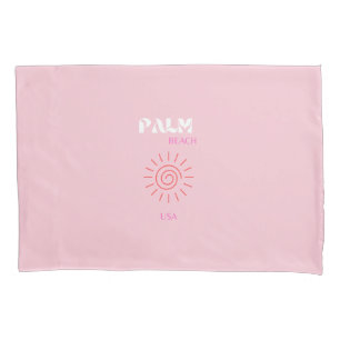 Palm Beach, Preppy, Preppy Room, Pink Pillowcase