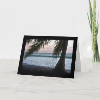 Palm Beach Scene Card