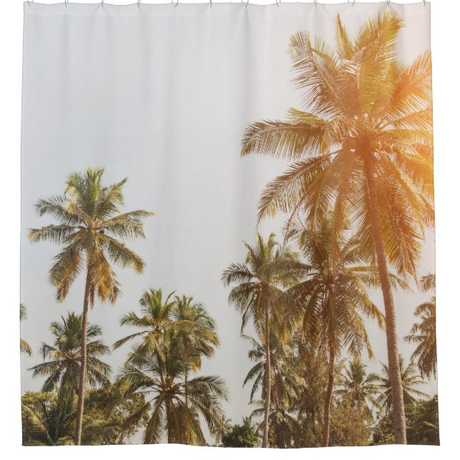 Palm Beach Scenic View Shower Curtain (Front)