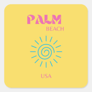 PALM BEACH SQUARE STICKER