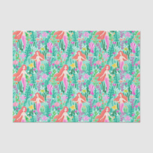 Palm Beach Tropical Island Mermaids Tissue Paper