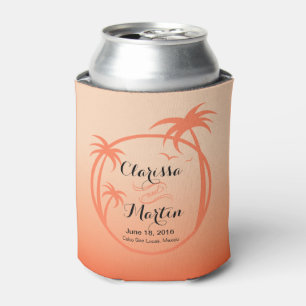 Palm Beach Tropical Logo   peach Can Cooler