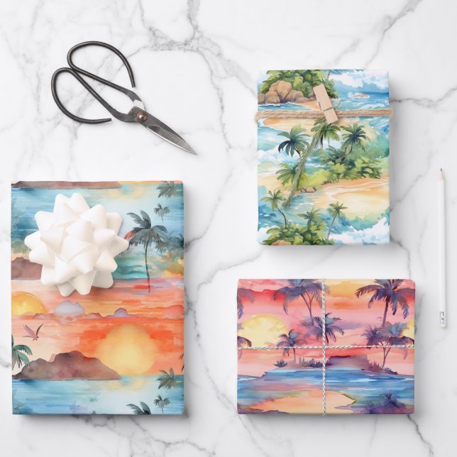 Palm Beach wrapping paper (Front)