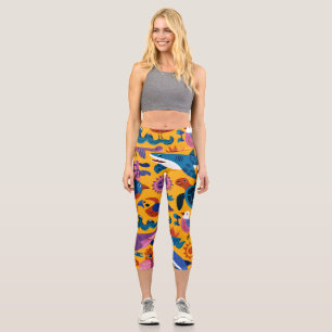 Palm Breeze High Waisted Capris Gift