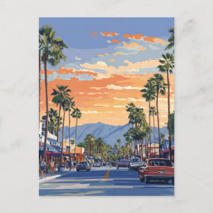 PALM CANYON DRIVE-PALM SPRINGS CA Postcard