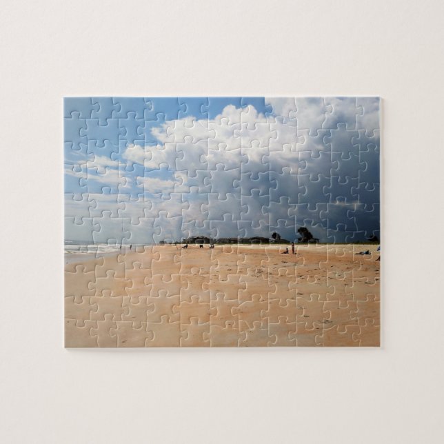 Palm Coast Florida Beach Jigsaw Puzzle (Horizontal)