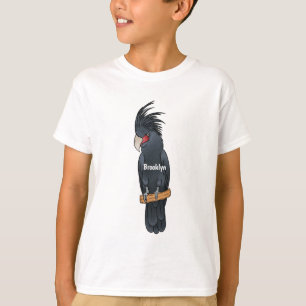 Palm cockatoo bird cartoon illustration T-Shirt