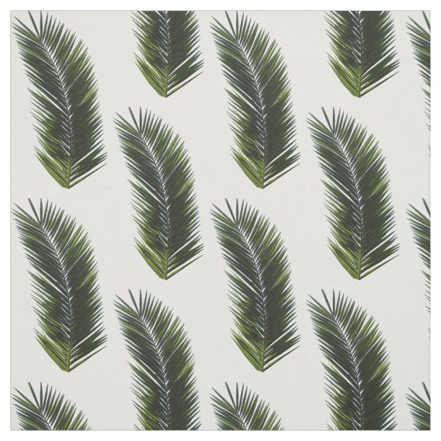 Palm coconut leaf tropical fabric (Swatch)