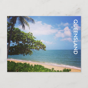 palm cove beach postcard