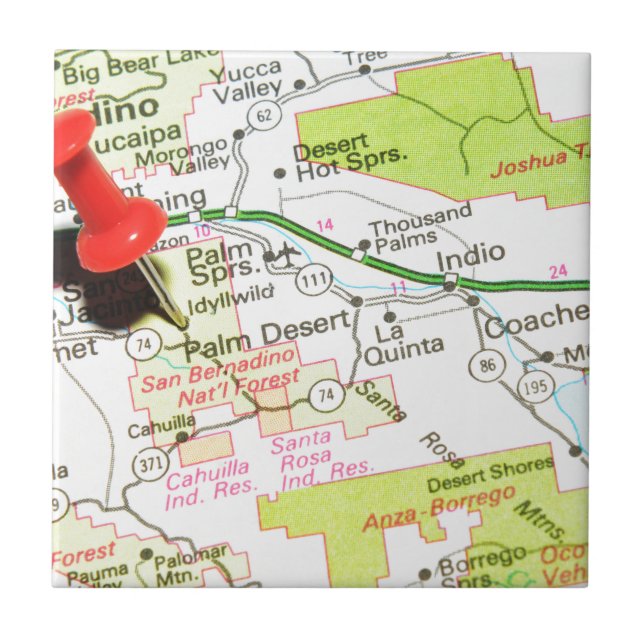 Palm Desert, California Tile (Front)