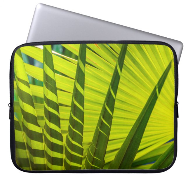 Palm Fan, Kilauea, Kauai, Hawaii Wetsuit Laptop Sleeve (Front)