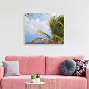 Palm Framed Canvas Print