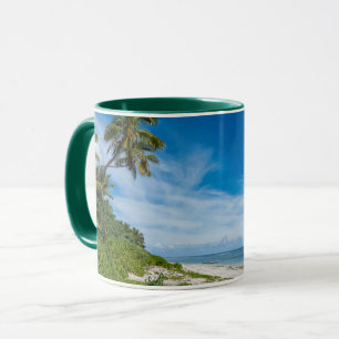 Palm Fringed Kolovai Beach Mug