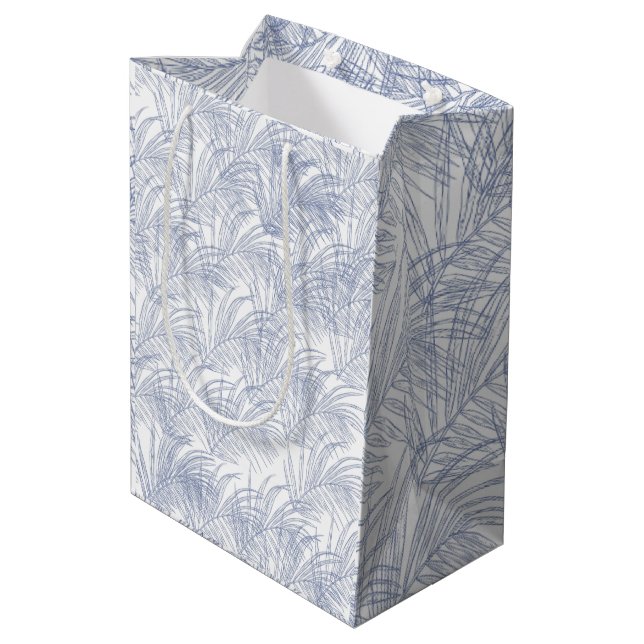 Palm frond gift bag (Back Angled)