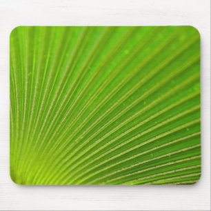 Palm Frond Green Pattern Mouse Mat