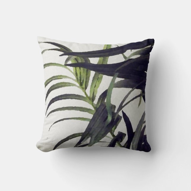 Palm Fronds Cushion (Front)