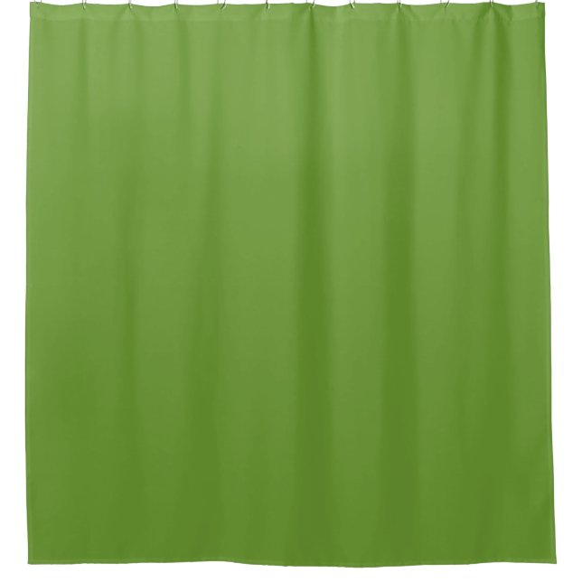 Palm Green Shower Curtain (Front)