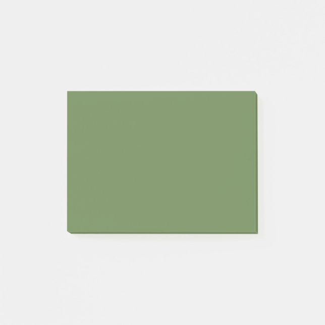 Palm Green Solid Colour Post-it Notes (Front)