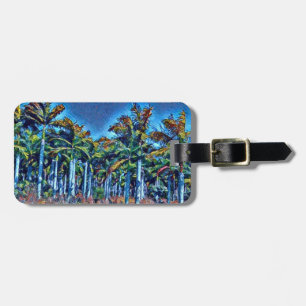 Palm Grove Luggage Tag