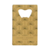 Palm Leaf Botanical Mustard Yellow Custom Wedding