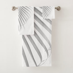 Palm Leaf Delicado #2 #tropical #wall #art Bath Towel Set