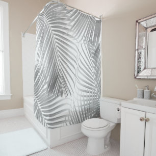 Palm Leaf Delicado Pattern #2 #tropical #wall #art Shower Curtain