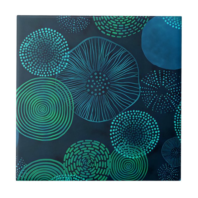 palm leaf fanart tiles (Front)