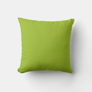 Palm leaf green pillow