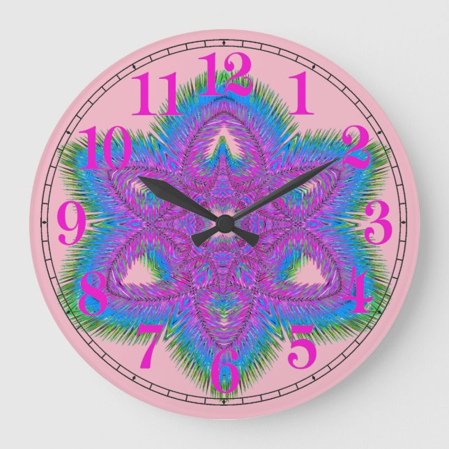 Palm Leaf image for Acrylic Wall Clock (Front)