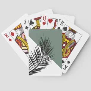 Palm leaf playing cards