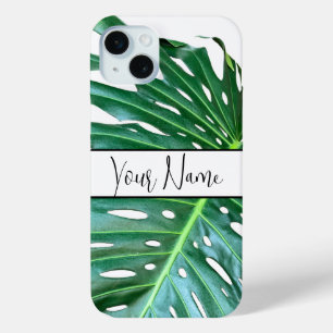 Palm Leaf, tropical foliage, jungle rainforest  iPhone 15 Mini Case