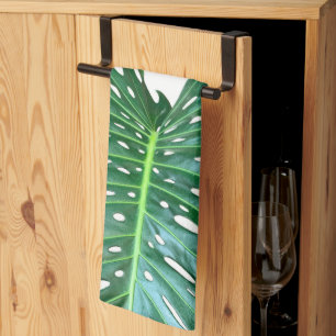 Palm Leaf, tropical foliage, jungle rainforest  Tea Towel
