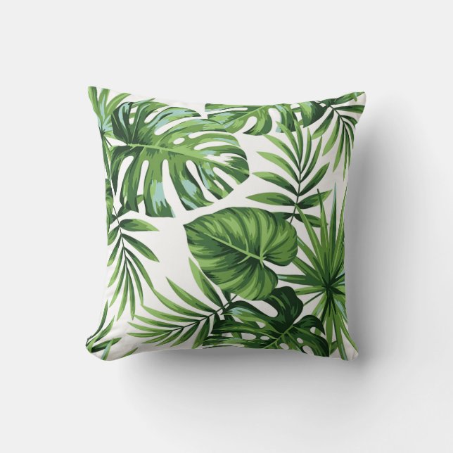 Palm leafs cushion (Front)