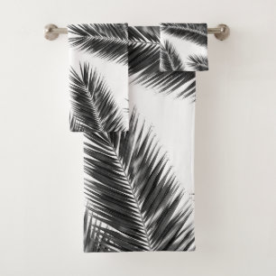 Palm Leaves Finesse Pattern 2 Bath Towel Set