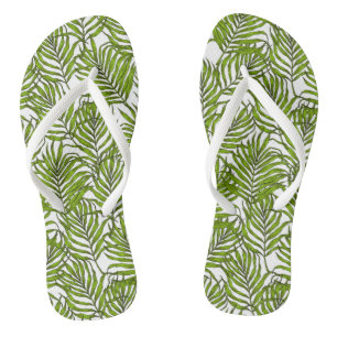 Palm leaves flip flops