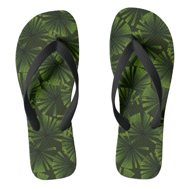 Palm leaves flip flops (Footbed)