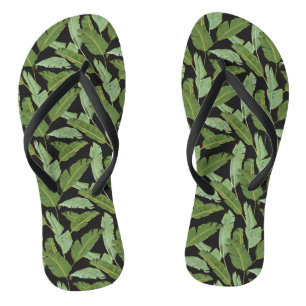 Palm Leaves Flip Flops
