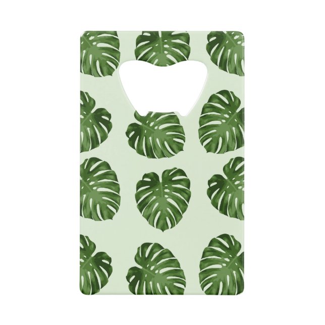 Palm Leaves, Green Leaves, Tropical Pattern (Front)