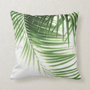 Palm Leaves Green Vibes #9 Cushion