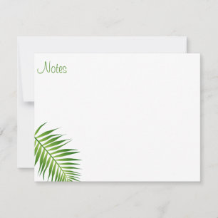 Palm Leaves Handwritten Script Template Floral