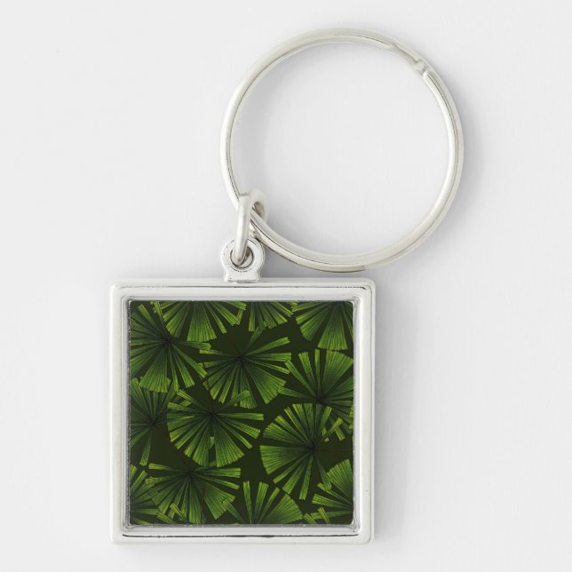 Palm leaves key ring (Front)