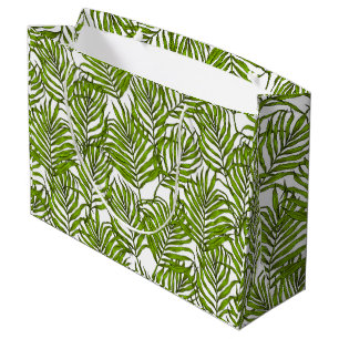 Palm leaves large gift bag