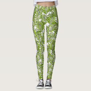 Palm leaves leggings