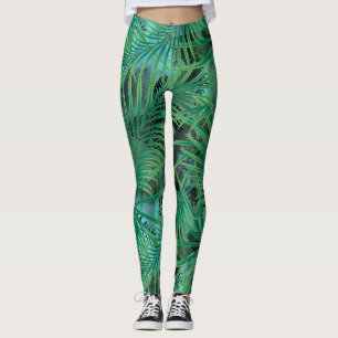 Palm leaves leggings