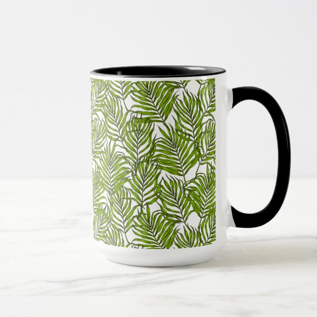 Palm leaves mug (Right)