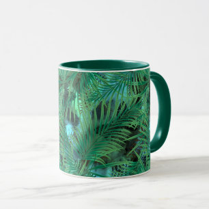 Palm leaves mug