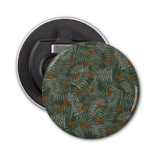 Palm Leaves & Oranges Bottle Opener