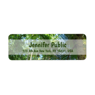 Palm Leaves Palms Nature Template Return